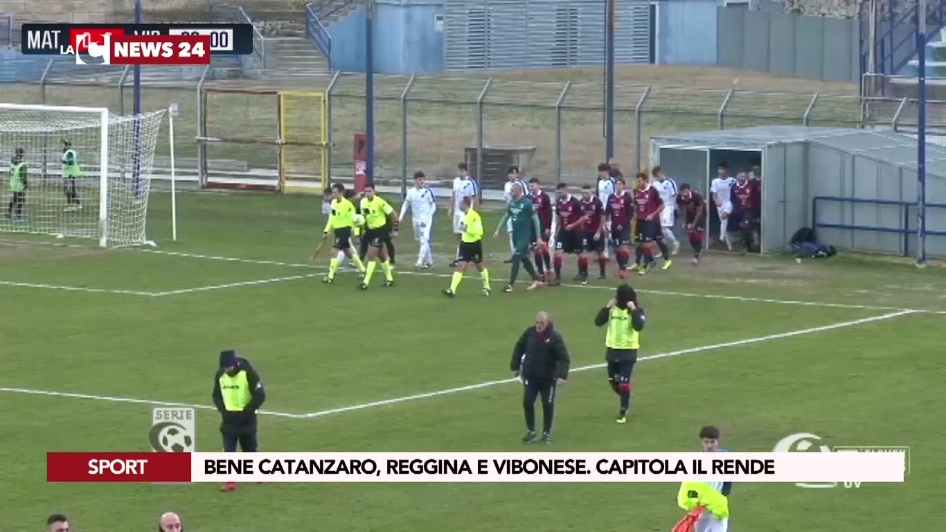Bene Catanzaro, Reggina e Vibonese. Capitola il Rende