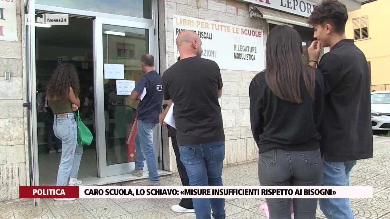 Caro scuola, Lo Schiavo: «Misure insufficienti rispetto ai bisogni»