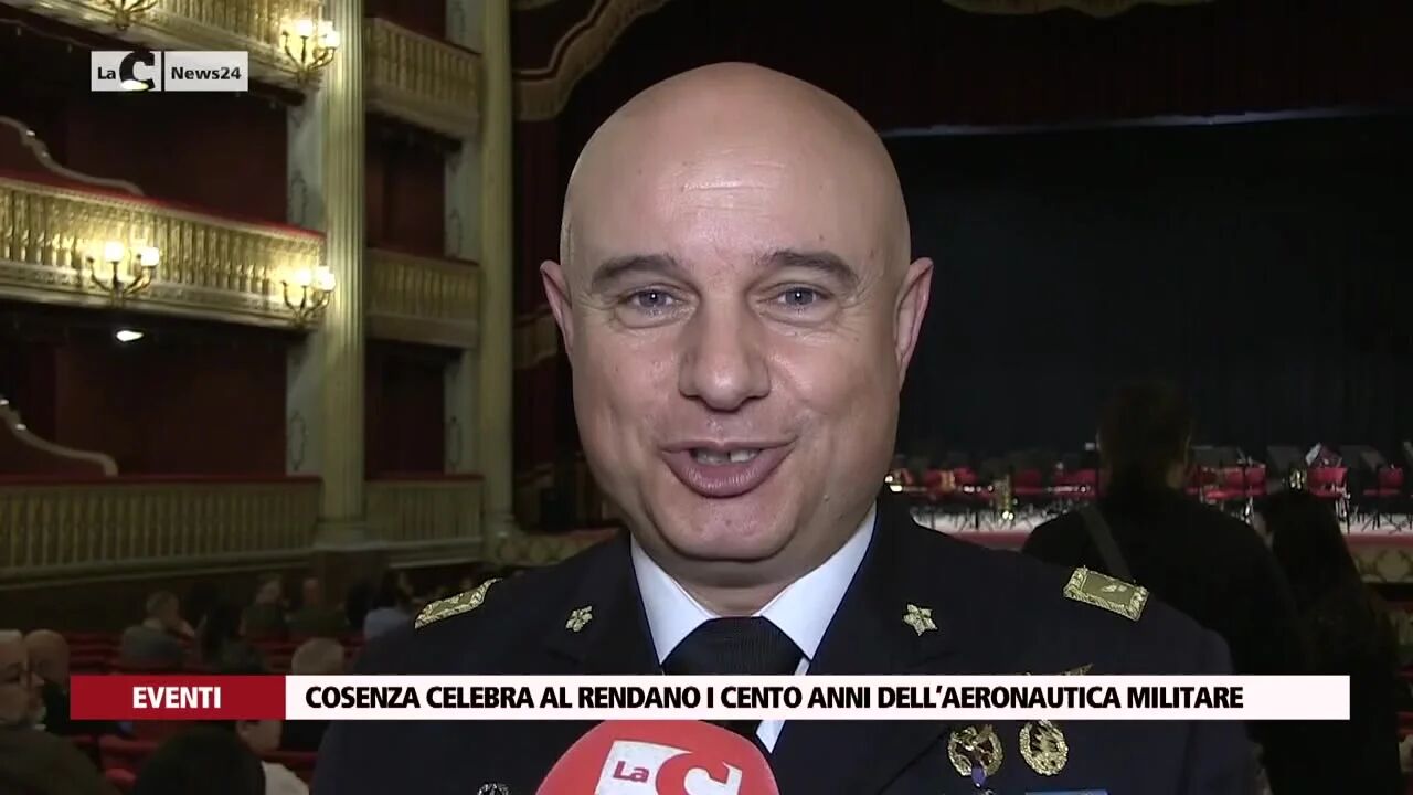Cosenza celebra al Rendano i cento anni dell’Aeronautica Militare