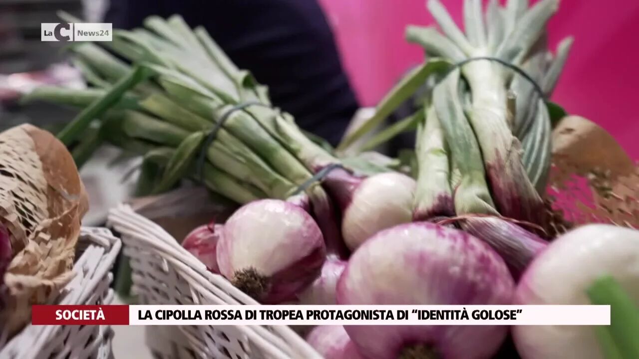 La cipolla rossa di Tropea protagonista di “Identità golose”