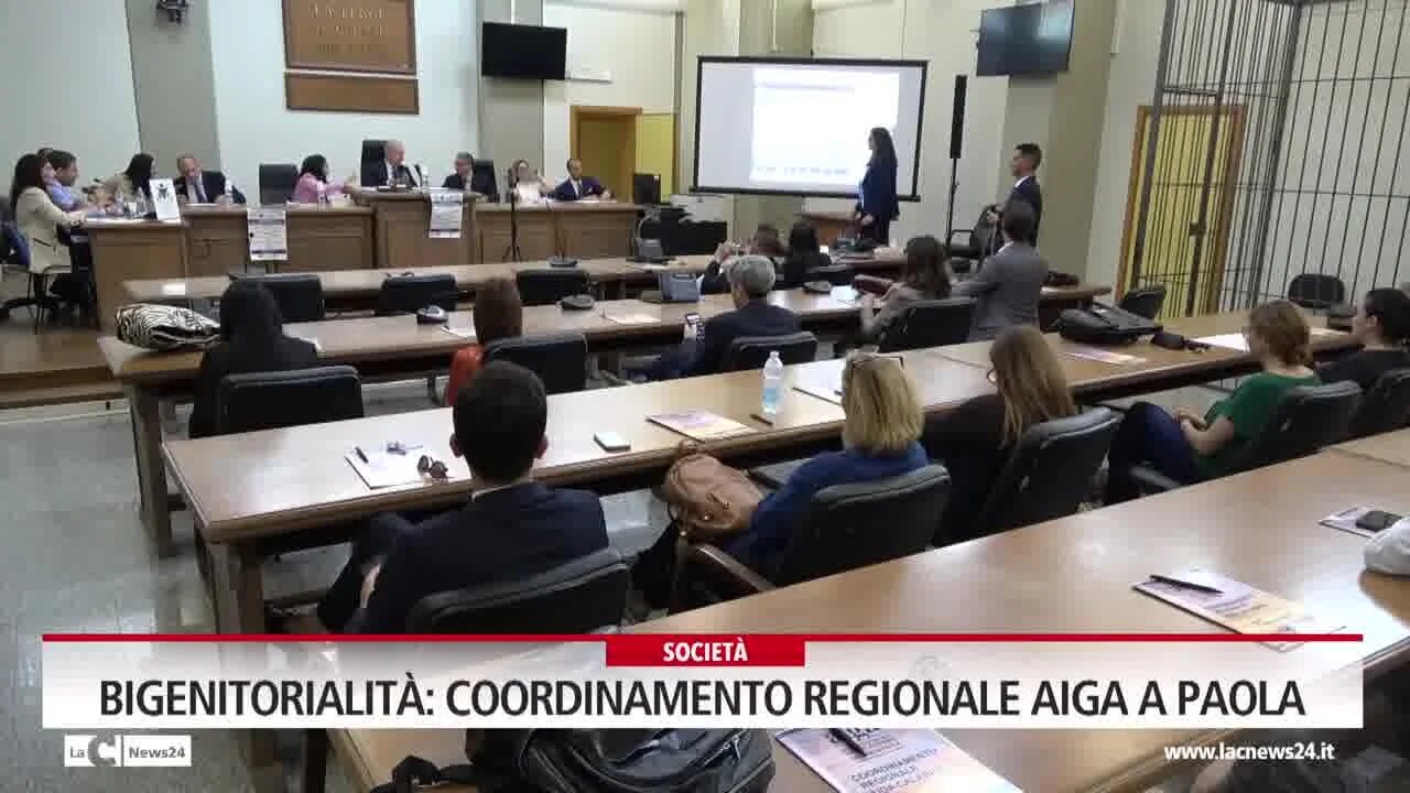 Bigenitorialità, coordinamento regionale Aiga a Paola