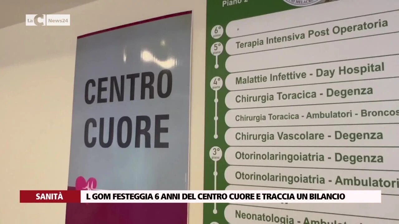 Reggio Calabria, il Gom festeggia 6 anni del centro cuore e traccia un bilancio