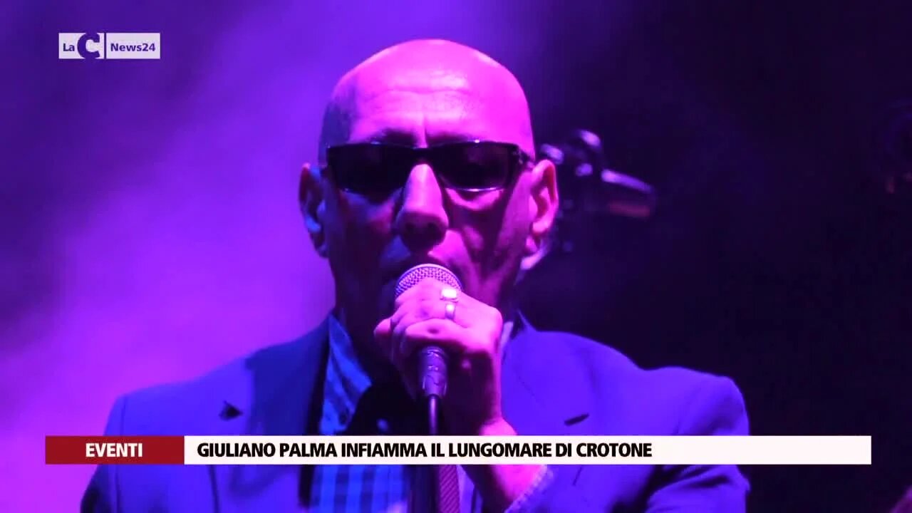 Giuliano Palma infiamma il lungomare di Crotone