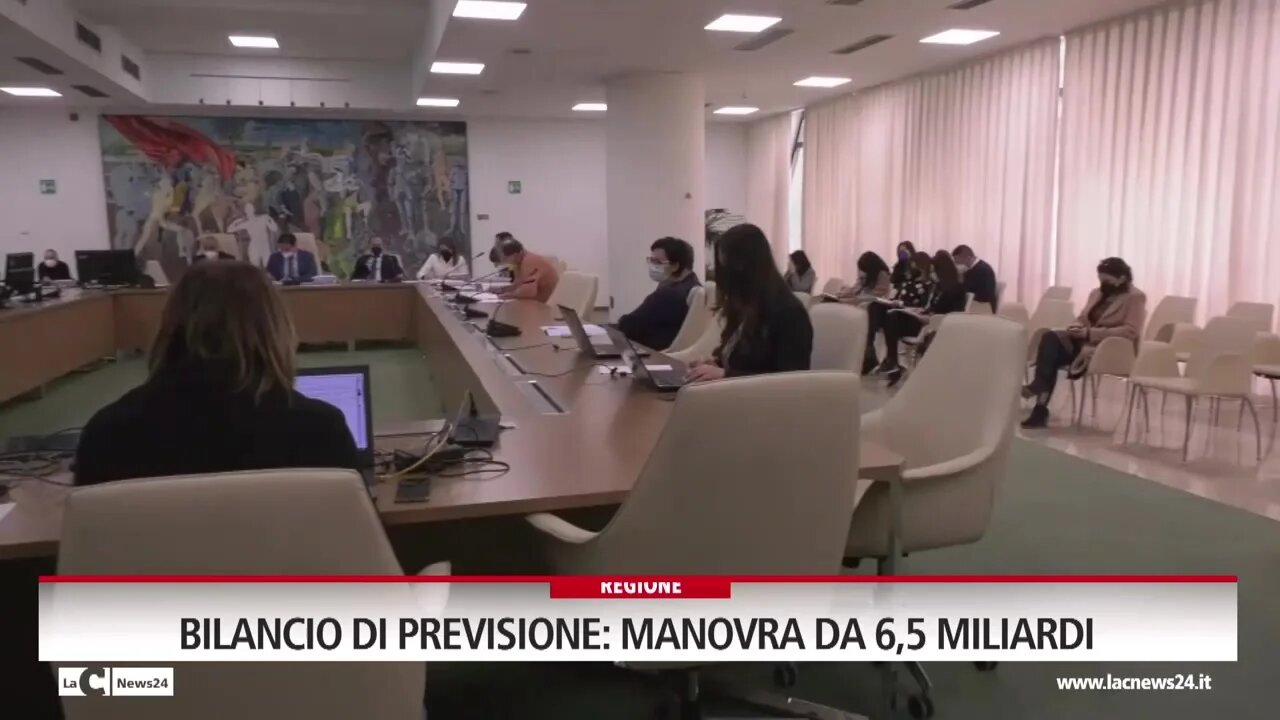 Bilancio di previsione: manovra da 6,5 miliardi