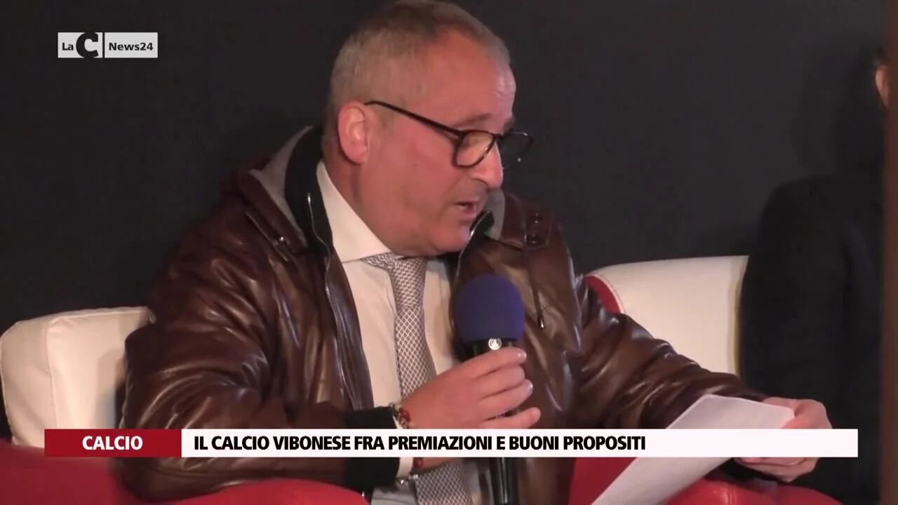 Il calcio vibonese fra premiazioni e buoni propositi