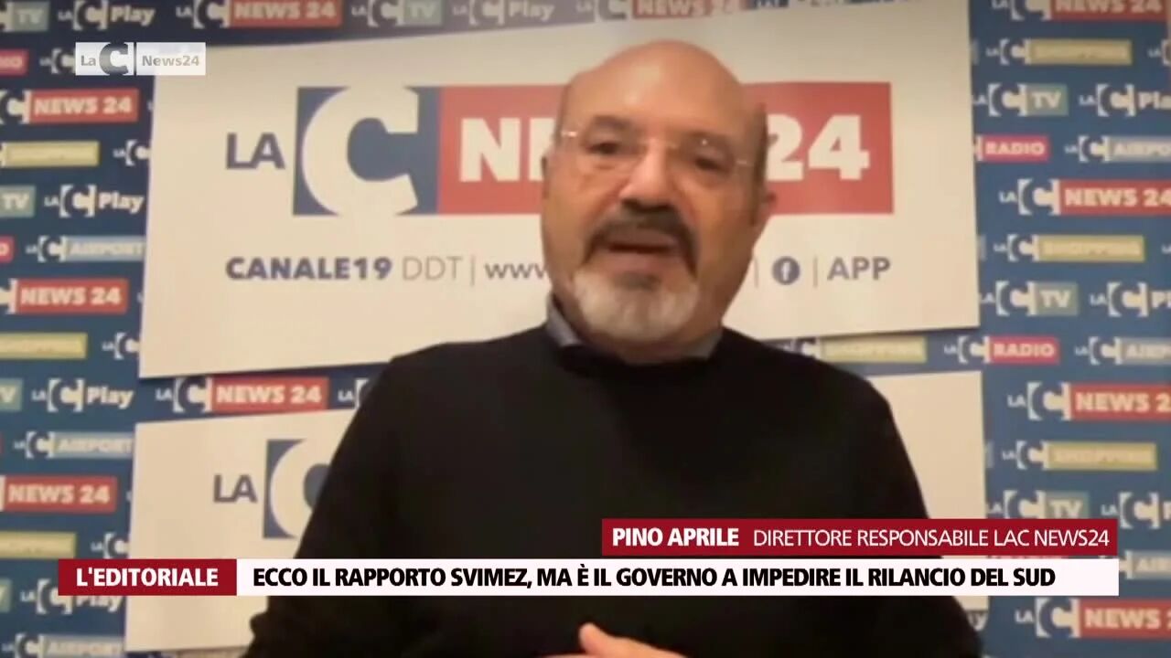 Ecco il rapporto Svimez, ma è il Governo a impedire il rilancio del Sud