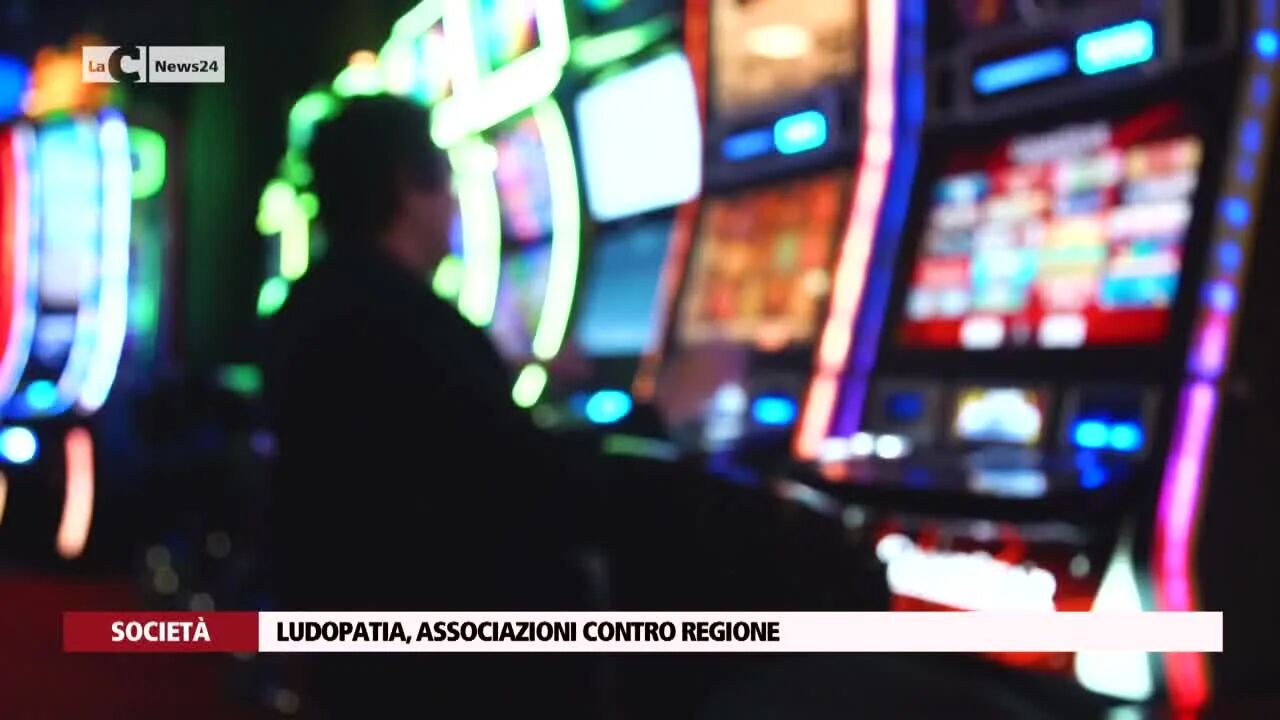 Ludopatia, associazioni contro regione
