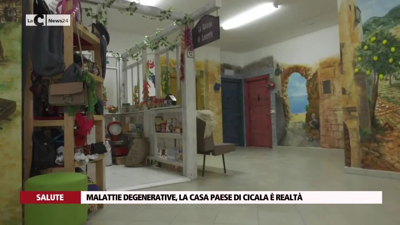 Malattie degenerative, la Casa paese di Cicala è realtà
