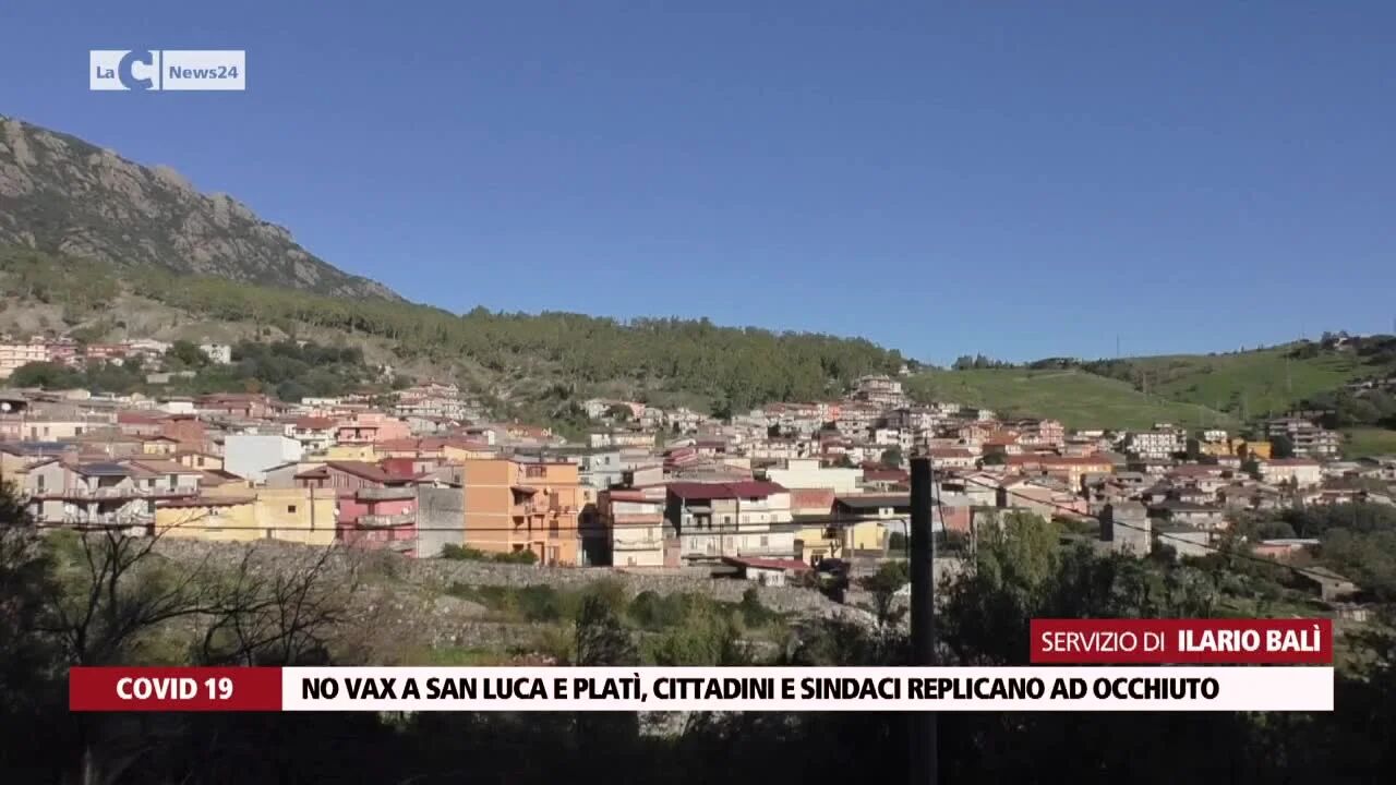 No vax a San Luca e Platì, cittadini e sindaci replicano ad Occhiuto