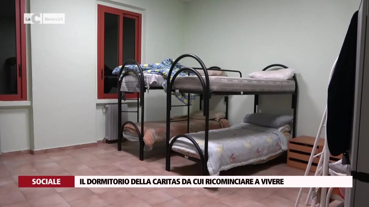 Il dormitorio della Caritas da cui ricominciare a vivere