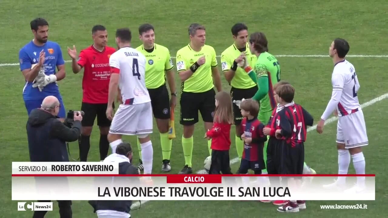 La Vibonese travolge il San Luca