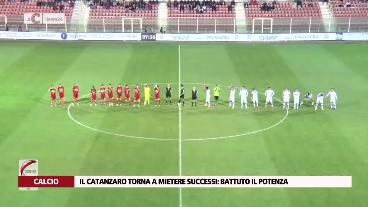 Il Catanzaro torna a mietere successi: battuto il Potenza