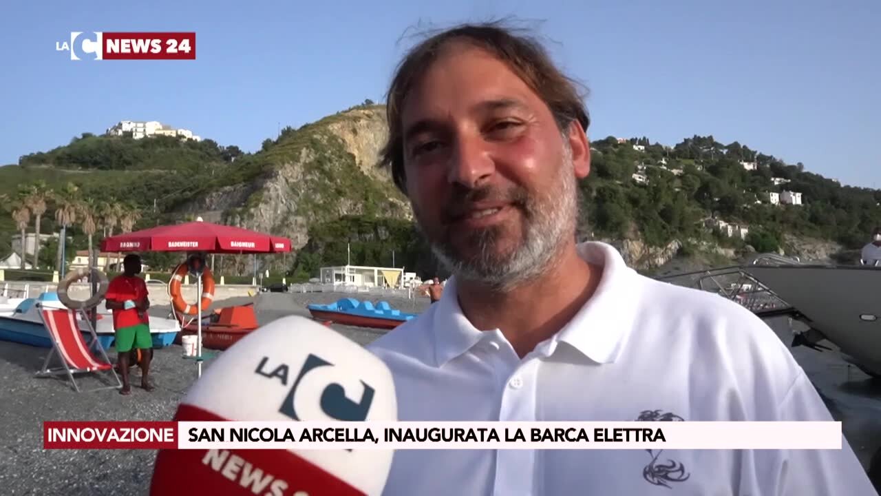 San Nicola Arcella, inaugurata la barca Elettra