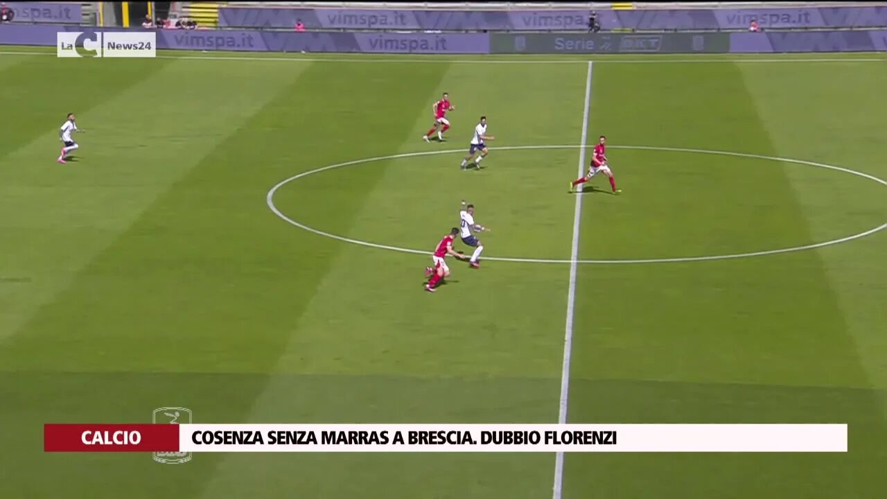 Cosenza senza Marras a Brescia. Dubbio Florenzi