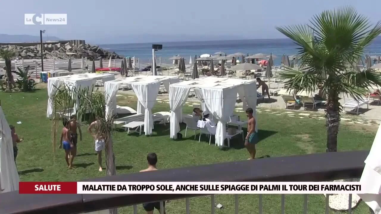 Malattie da troppo sole, anche sulle spiagge di Palmi il tour dei farmacisti