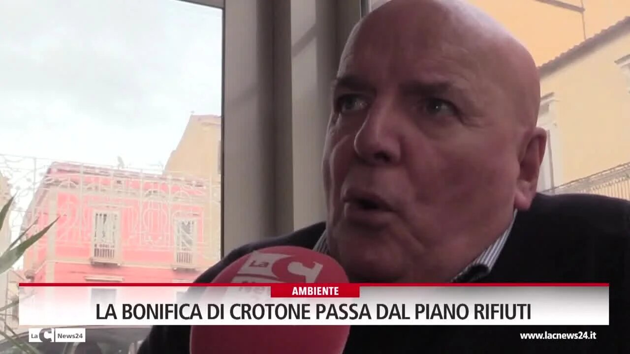 La bonifica di Crotone passa dal piano rifiuti