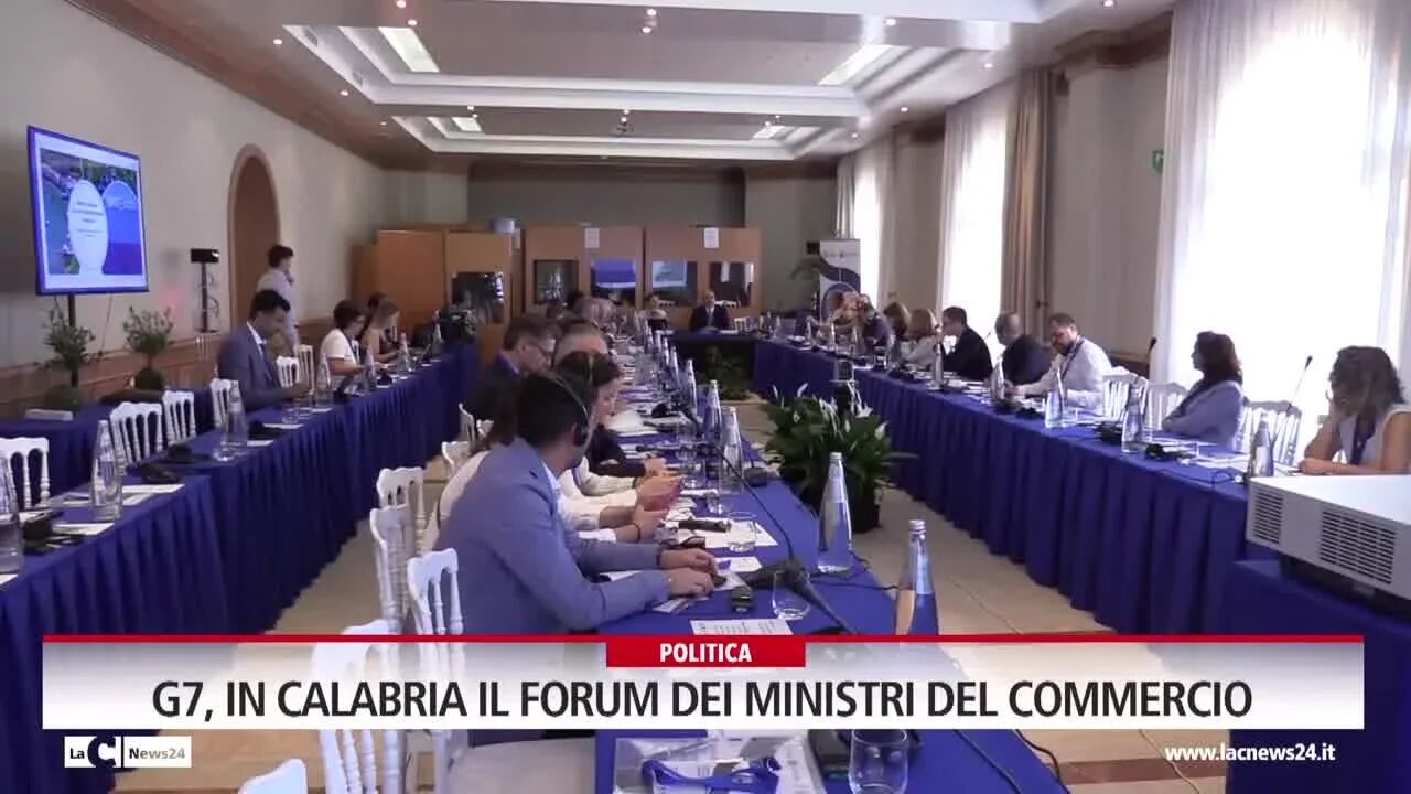 G7, in Calabria il forum dei ministri del commercio