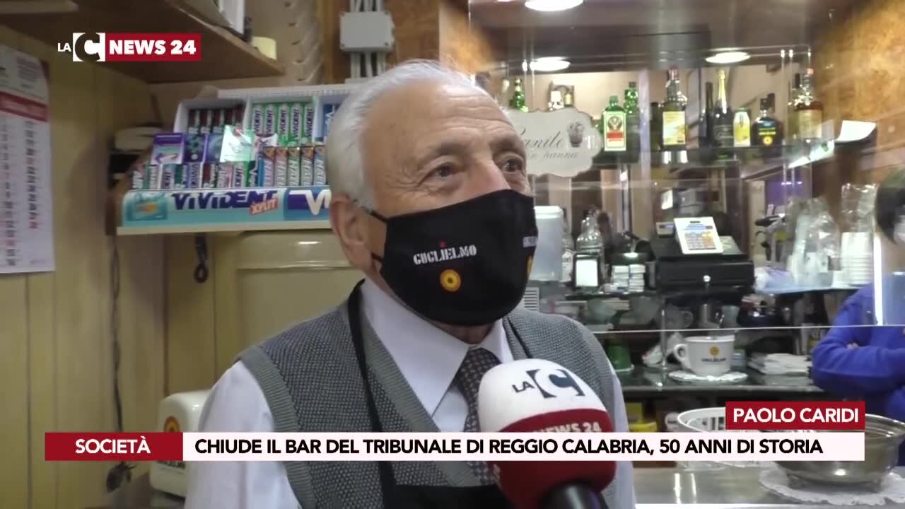 Chiude il bar del tribunale di Reggio Calabria, 50 anni di storia