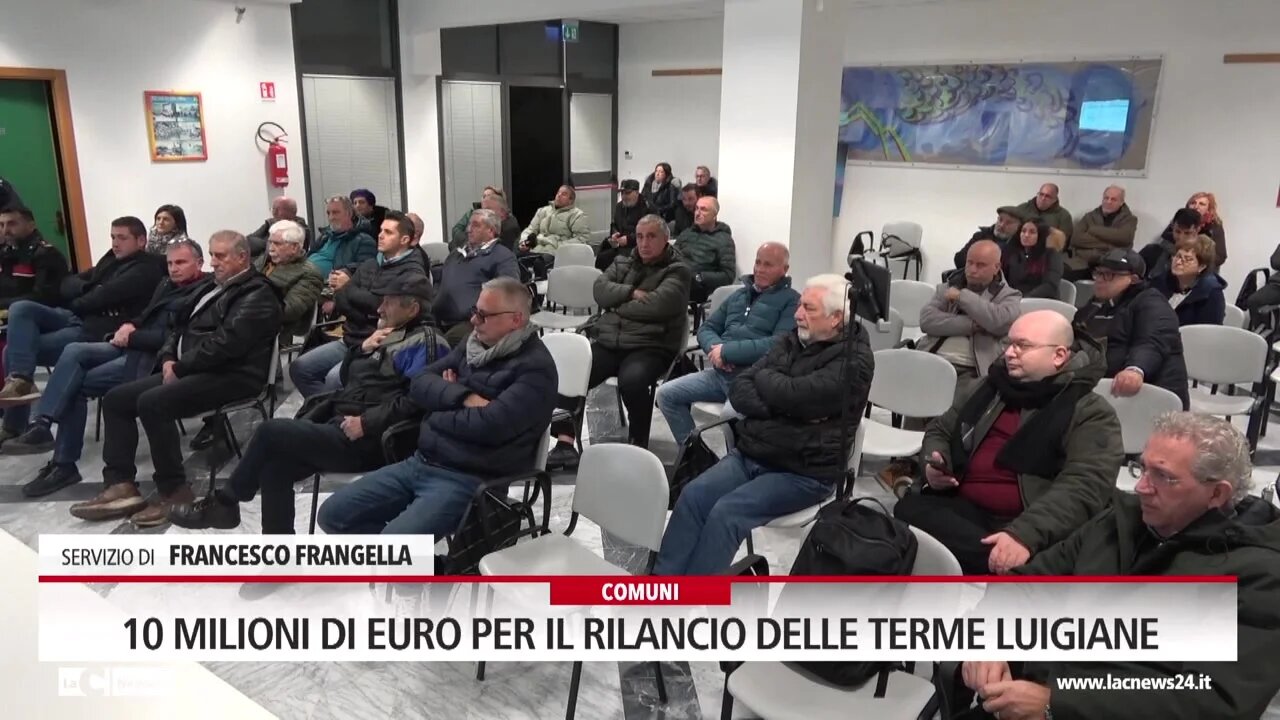 10 milioni di euro per il rilancio delle terme Luigiane