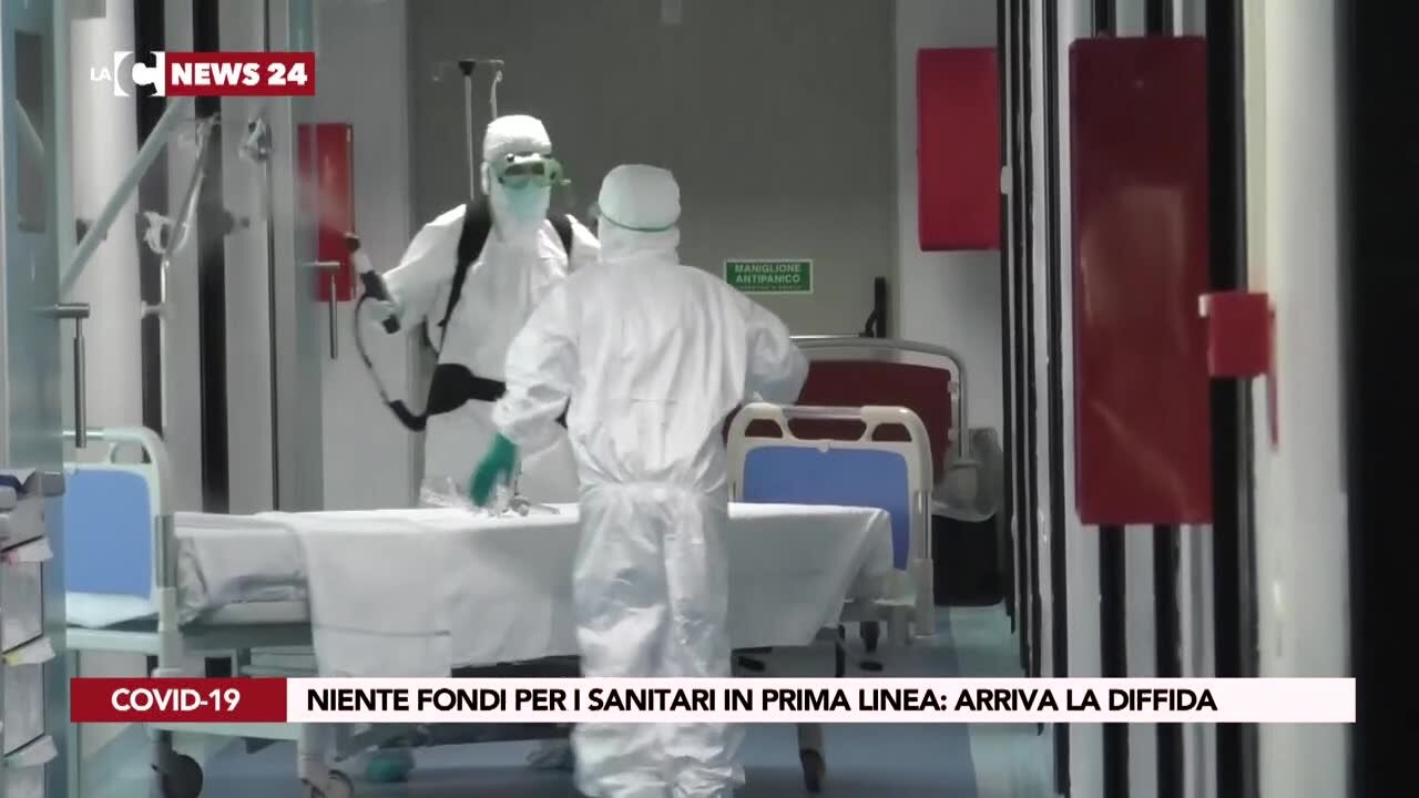 Niente fondi per i sanitari in prima linea: arriva la diffida