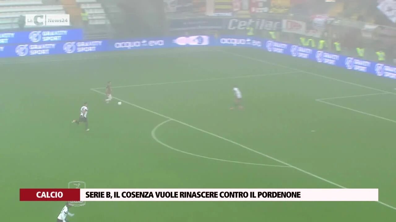 Serie B, il Cosenza vuole rinascere contro il Pordenone