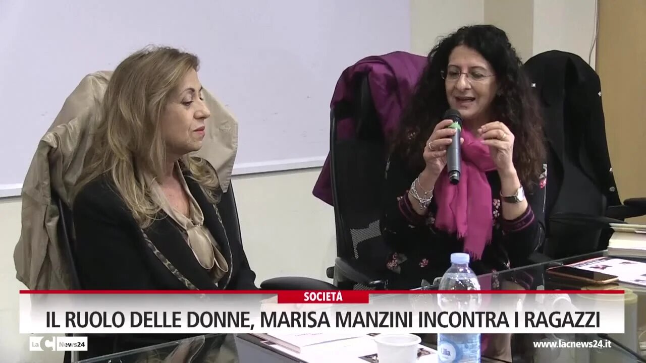 Il ruolo delle donne, Marisa Manzini incontra i ragazzi