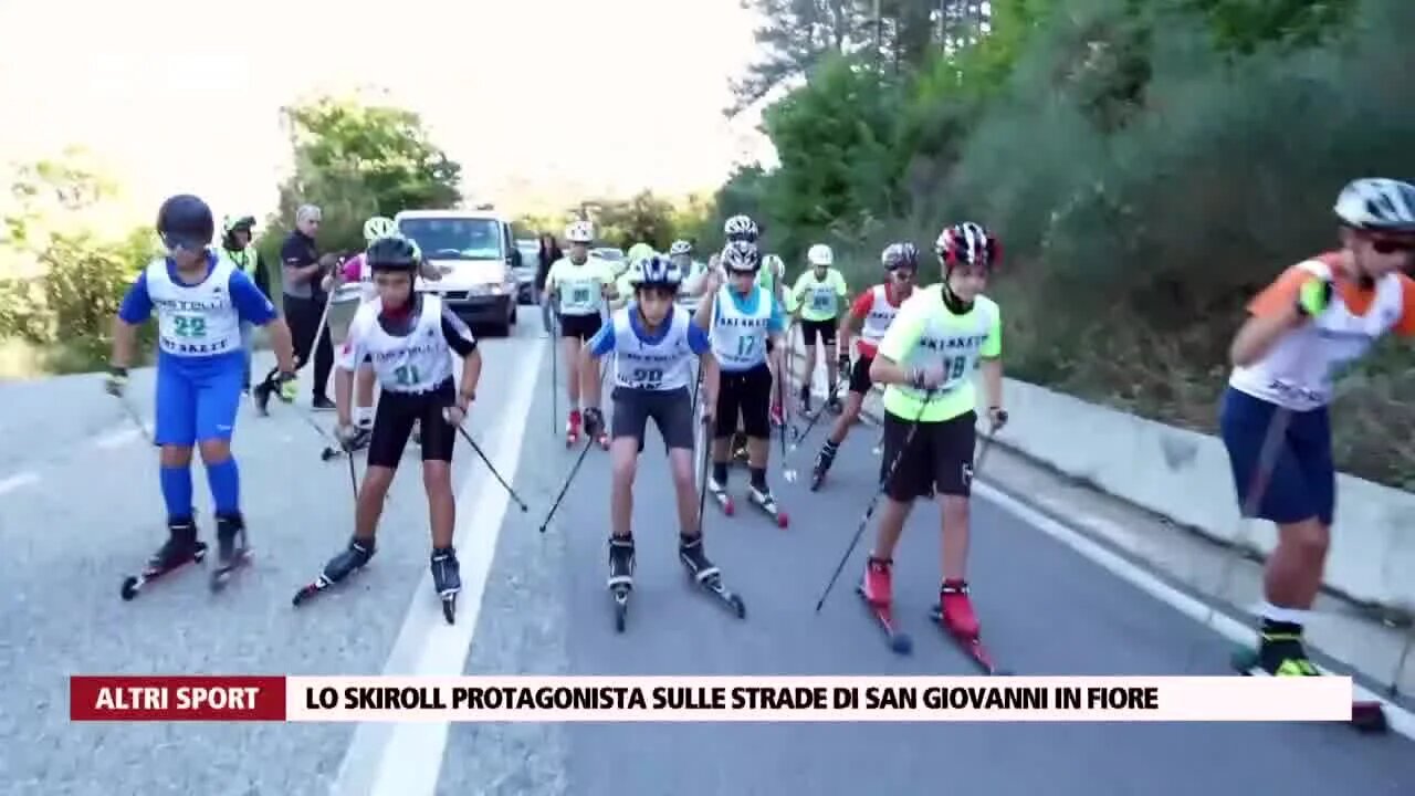 Lo Skiroll protagonista sulle strade di San Giovanni in Fiore