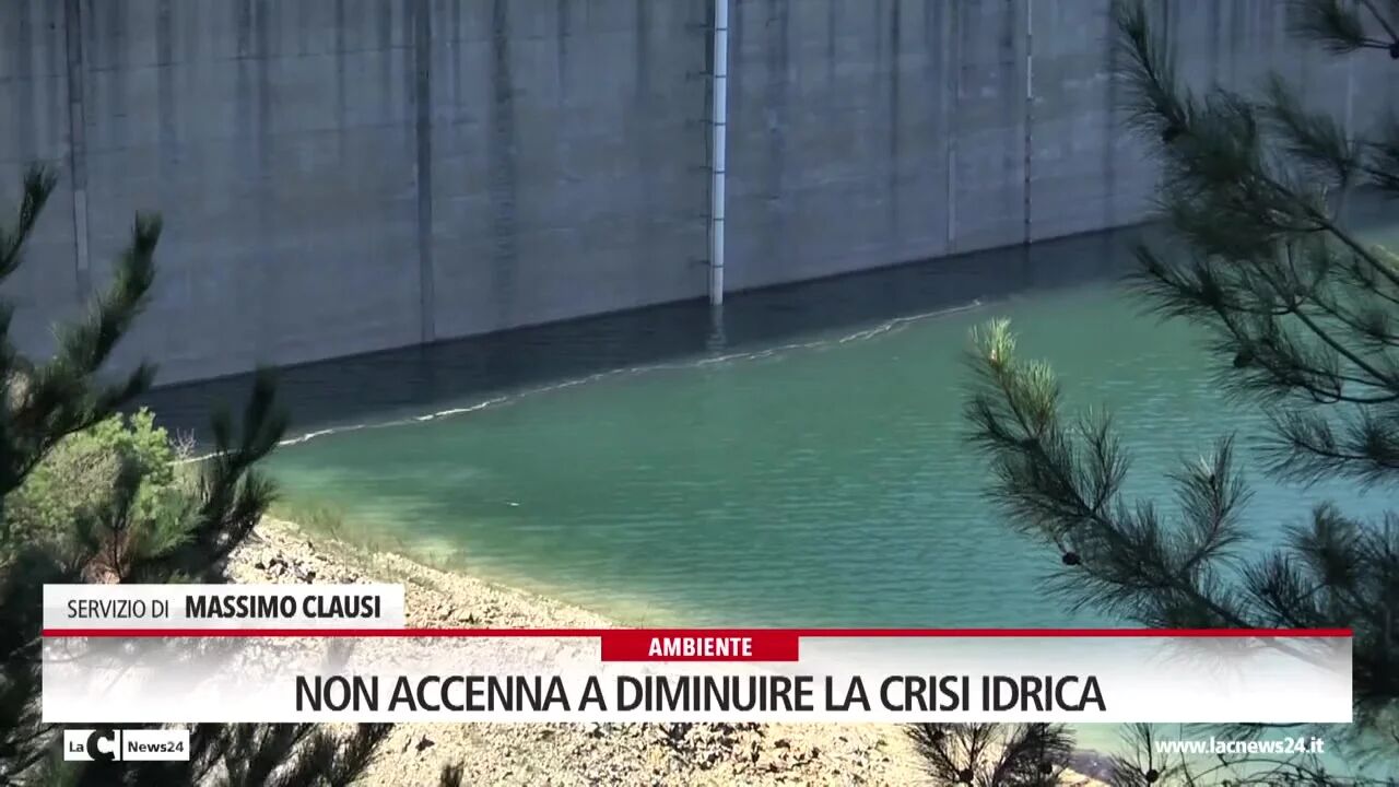 Non accenna a diminuire la crisi idrica