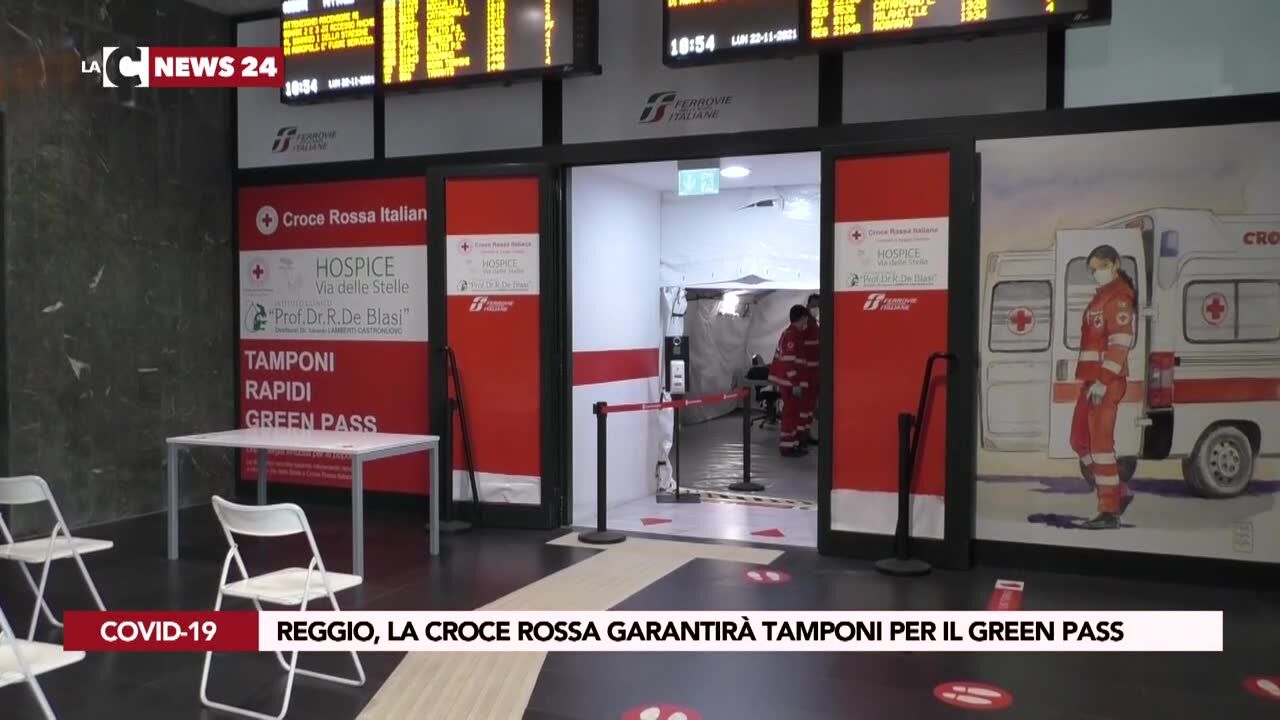 Reggio, la Croce Rossa garantirà tamponi per il green pass