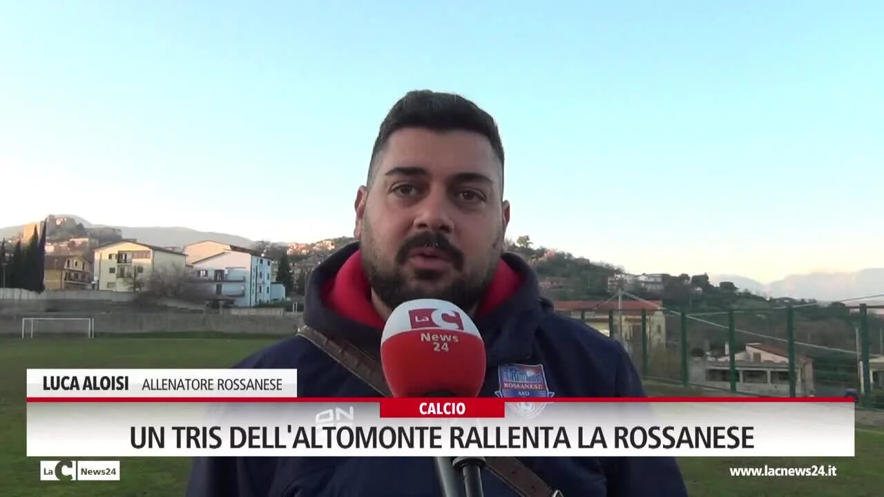 Un tris dell'Altomonte rallenta la Rossanese