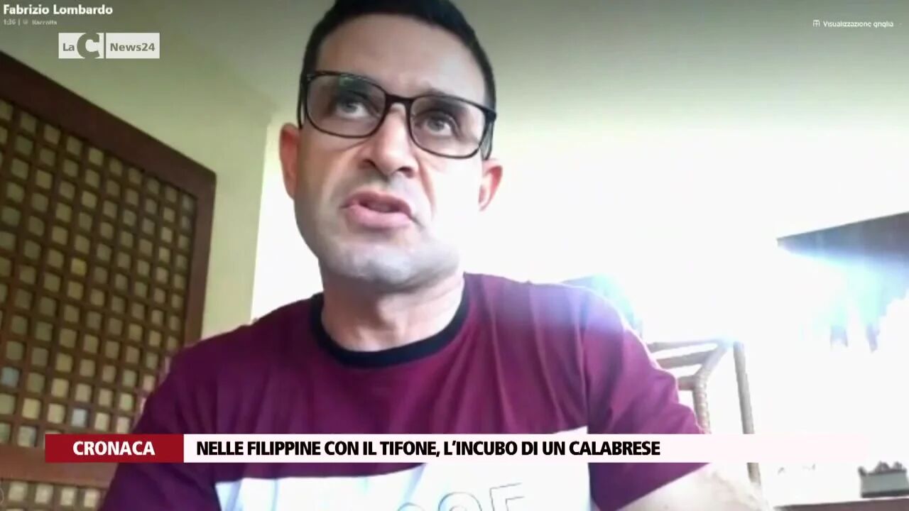 Nelle Filippine con il tifone, l’incubo di un calabrese