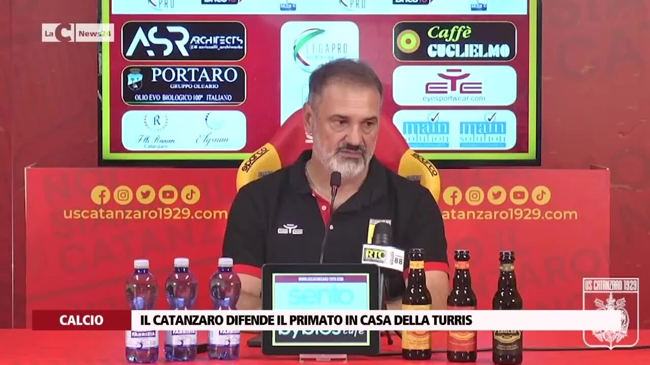 Il Catanzaro difende il primato in casa della Turris