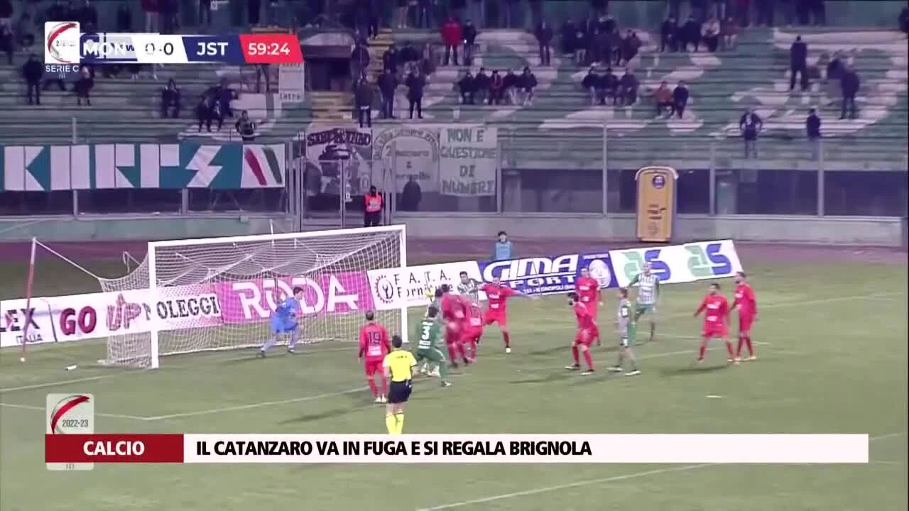 Il Catanzaro va in fuga e si regala Brignola