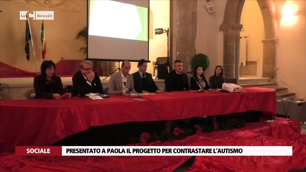 Presentato a Paola il progetto per contrastare l’autismo