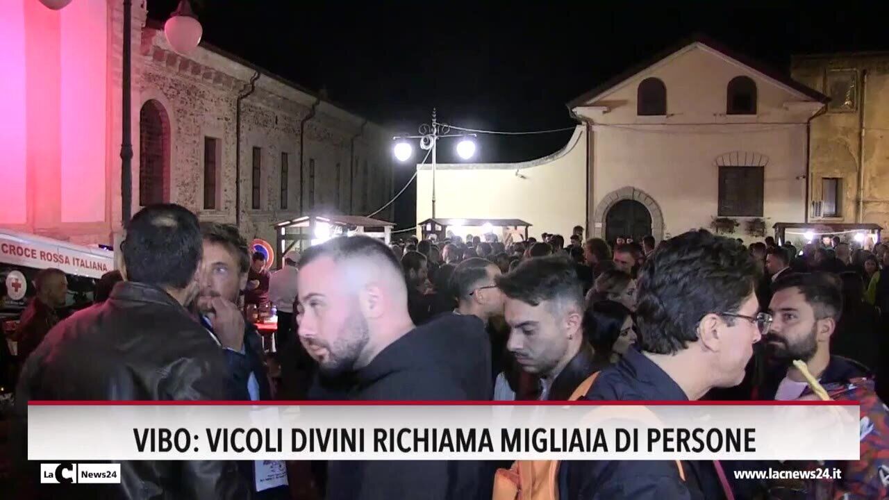 Vibo, Vicoli Divini richiama migliaia di persone