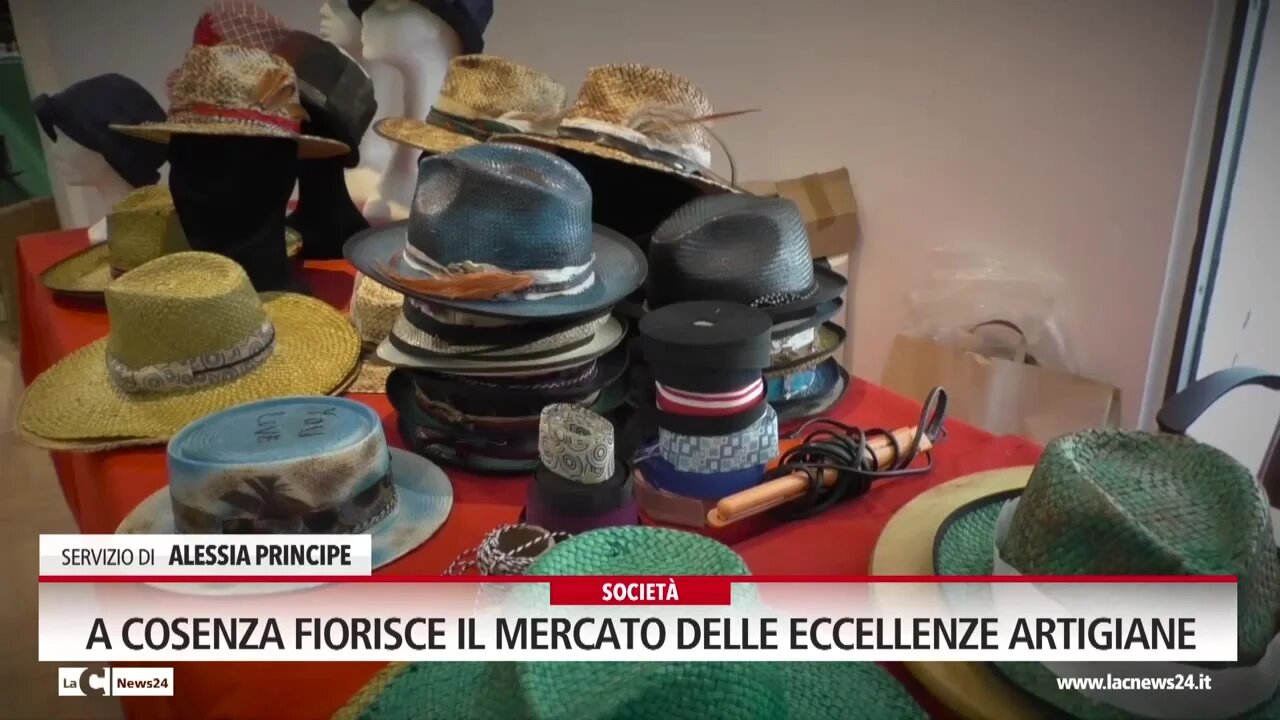 A Cosenza fiorisce il mercato delle eccellenze artigiane