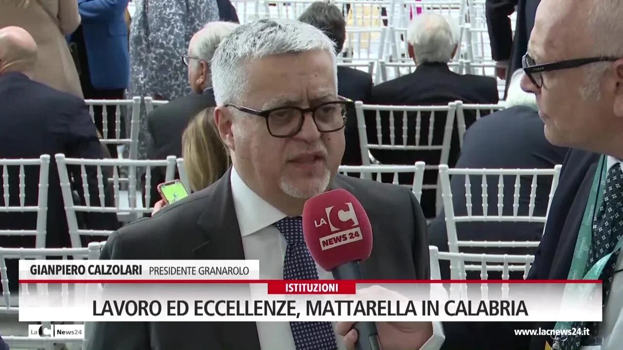 Lavoro ed eccellenze, Mattarella in Calabria