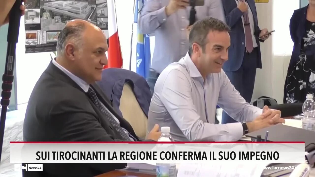 Sui tirocinanti la Regione conferma il suo impegno