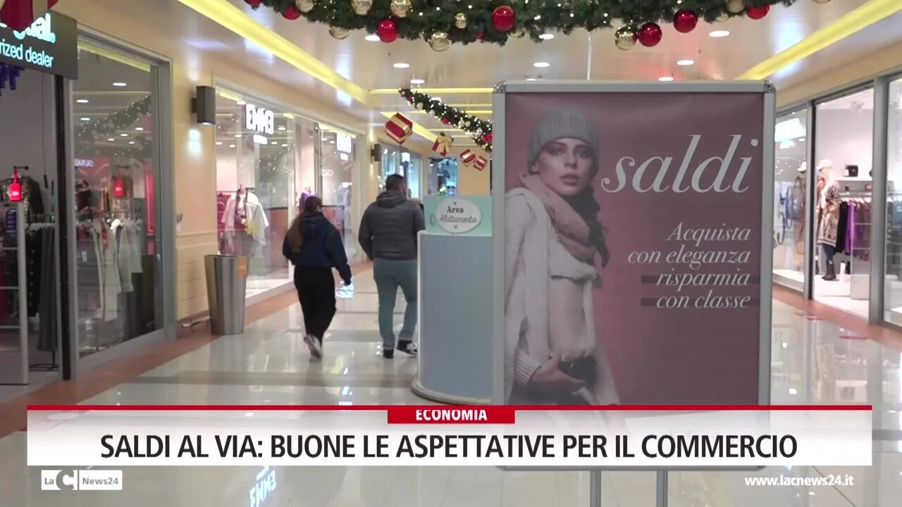 Saldi al via:  buone le aspettative per il commercio