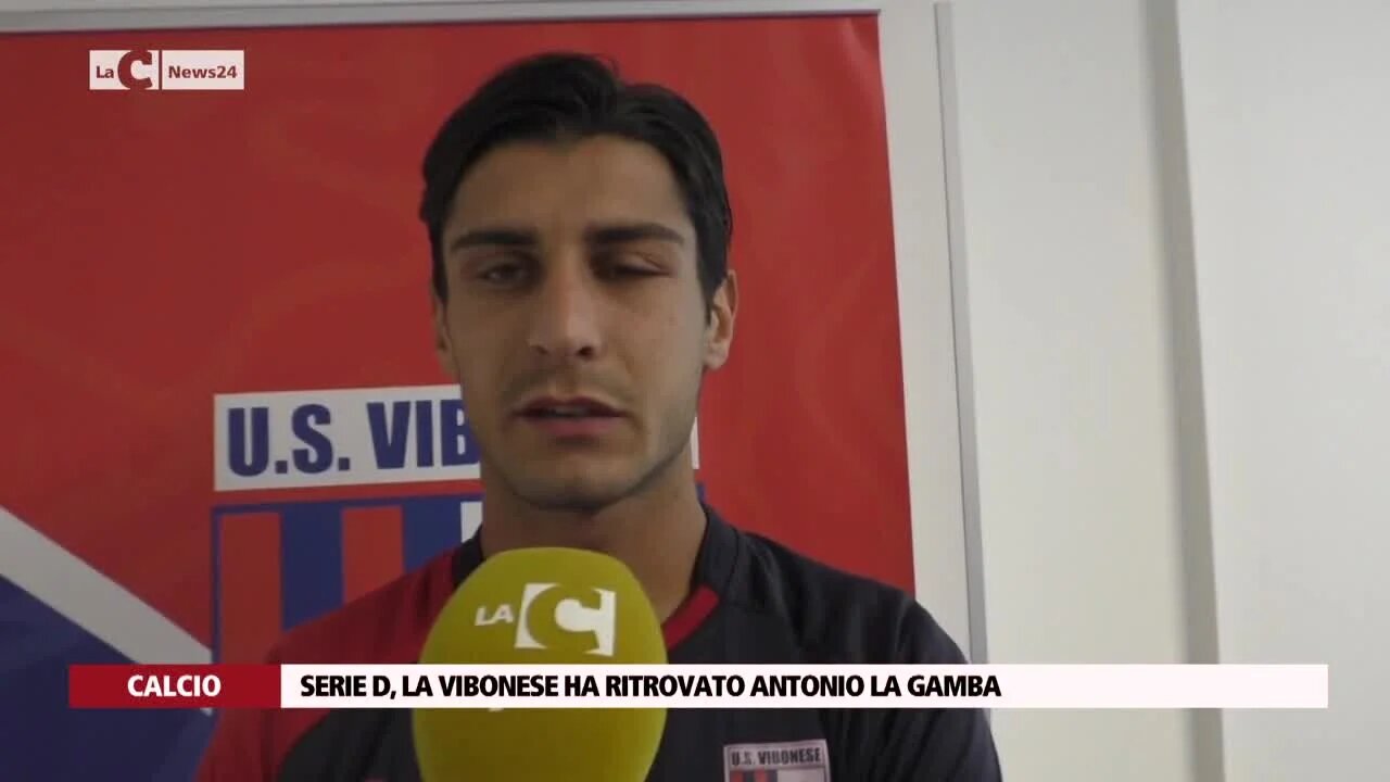 Serie D, la Vibonese ha ritrovato Antonio La Gamba