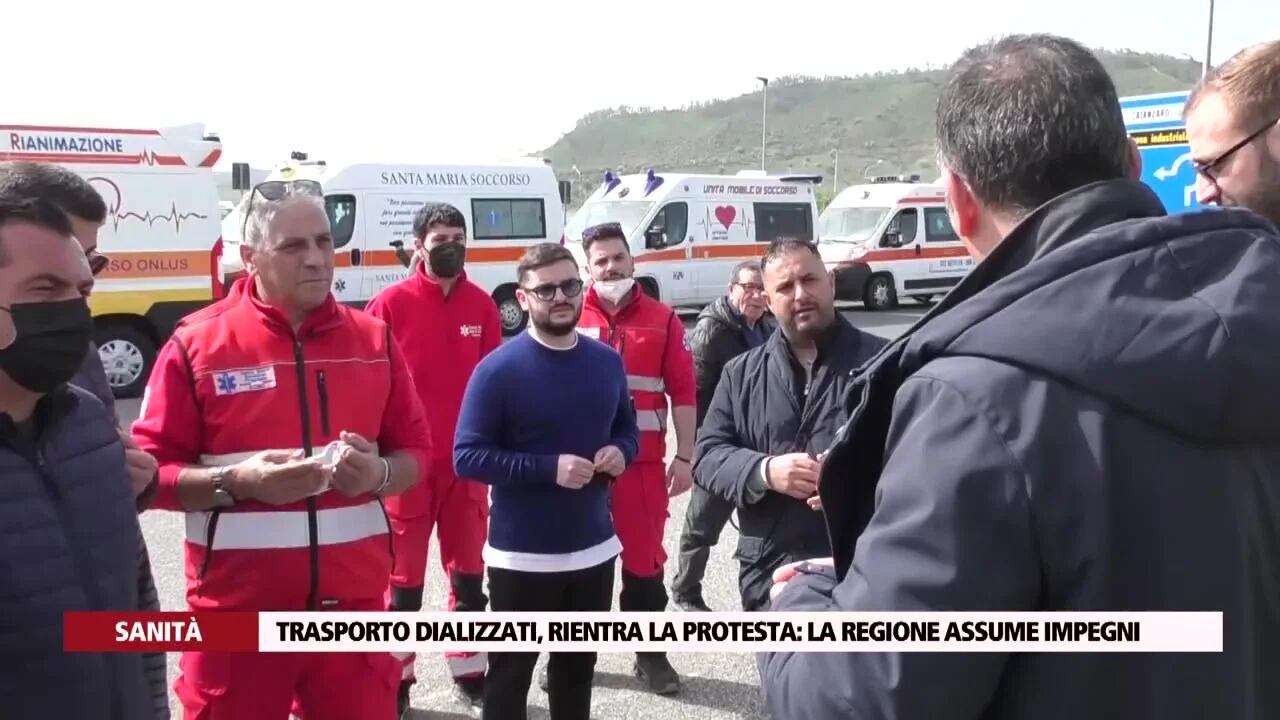 Trasporto dializzati, rientra la protesta: la Regione assume impegni