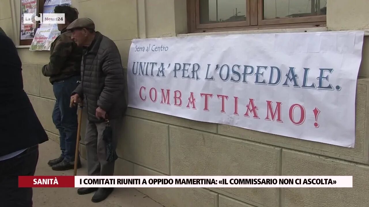 I comitati riuniti a Oppido Mamertina: «Il commissario non ci ascolta»