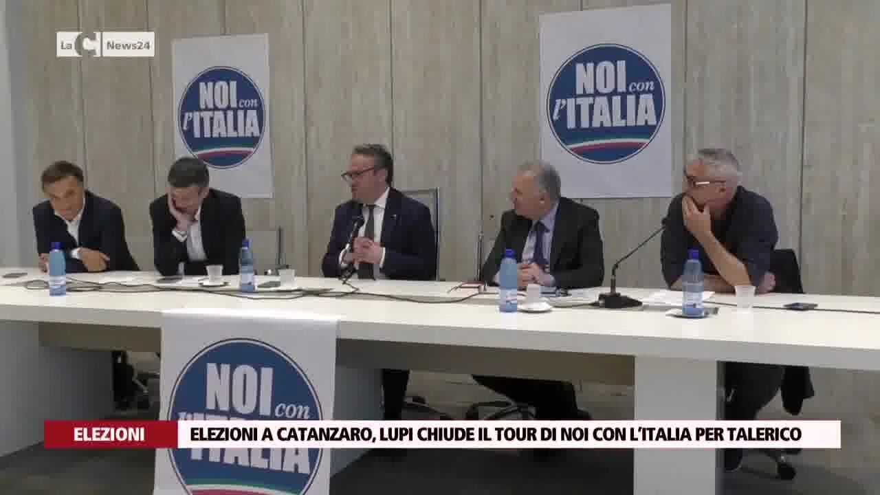 Elezioni a Catanzaro, Lupi chiude il tour di Noi con l’Italia per Talerico
