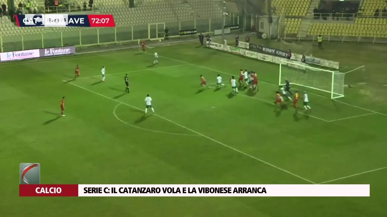 Serie C: il Catanzaro vola e la Vibonese arranca