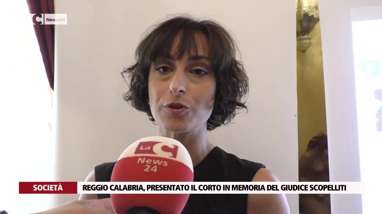 Reggio, presentato il corto in memoria del giudice Scopelliti
