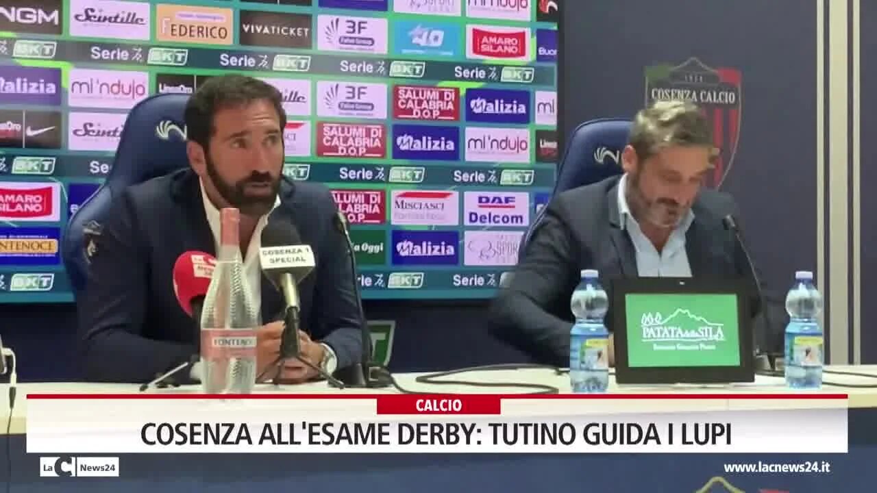 Cosenza all’esame derby, Tutino guida i lupi