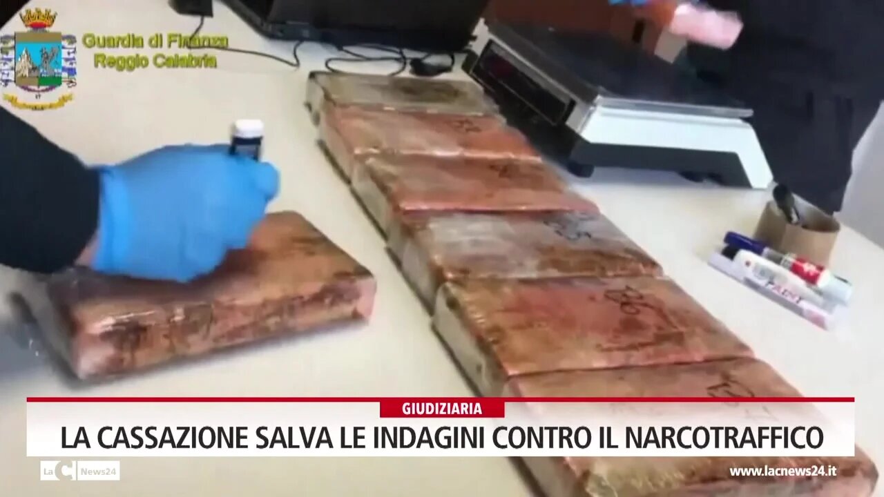 La Cassazione salva le indagini contro il narcotraffico