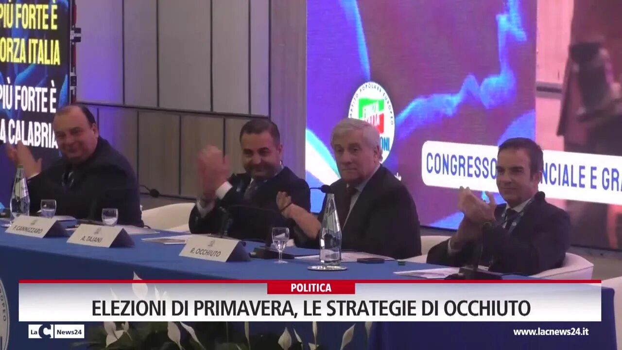 Elezioni di primavera, le strategie di Occhiuto