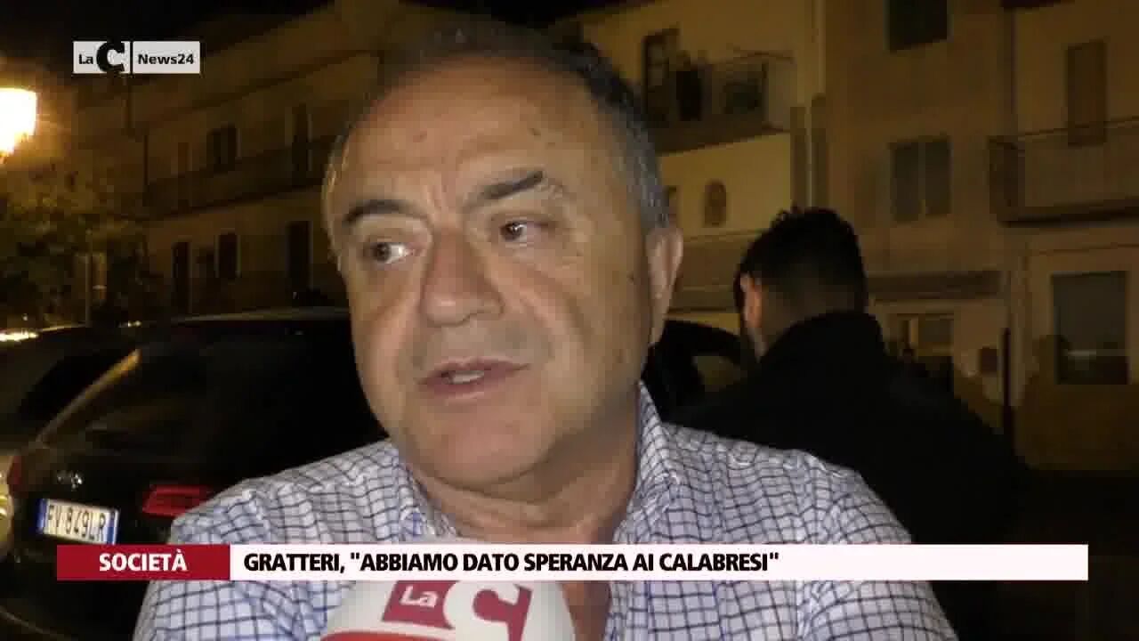 Gratteri: «Abbiamo dato speranza ai calabresi»