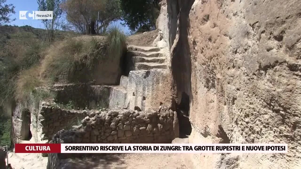 Sorrentino riscrive la storia di Zungri, tra grotte rupestri e nuove ipotesi